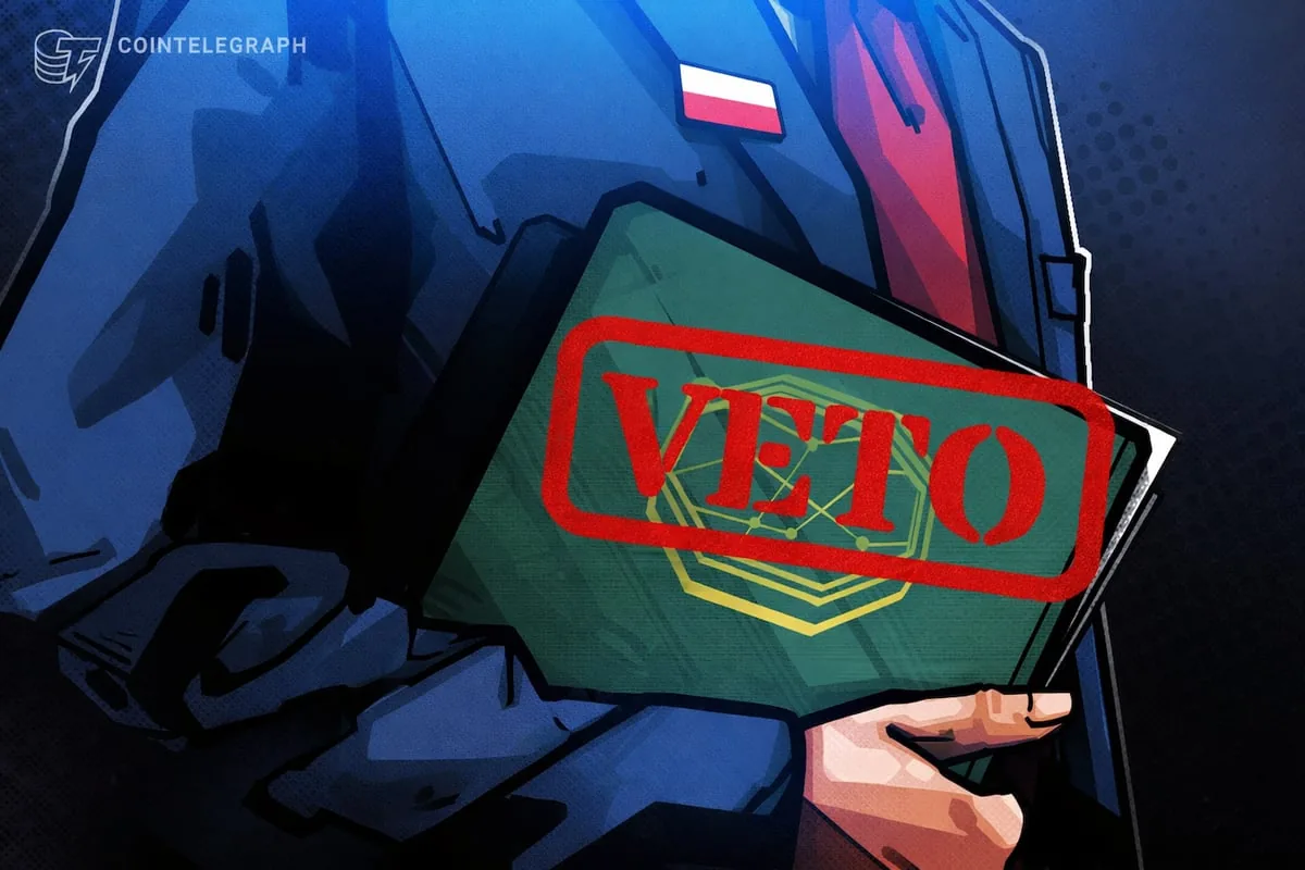 Polish President Blocks Crypto Bill Again Amid MiCA License Rush
